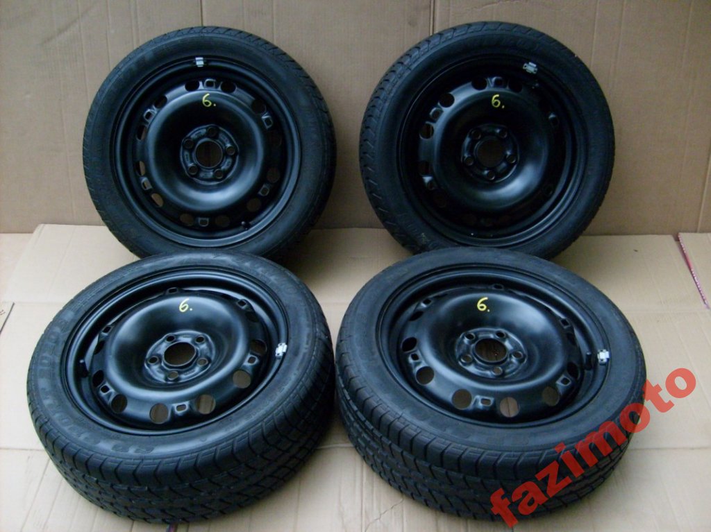 ibiza polo fox fabia 6x15 5x100 et43 llantas acero