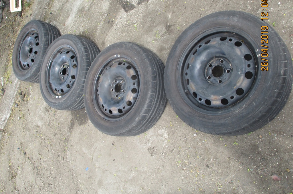 org. ruedas vw, polo fabia ibiza 195/55 r15 et43 verano