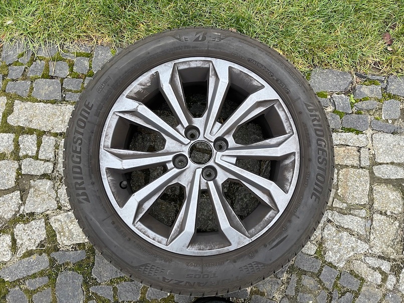 -renault captur clio, 6,5jx16 llanta aluminio neumatico