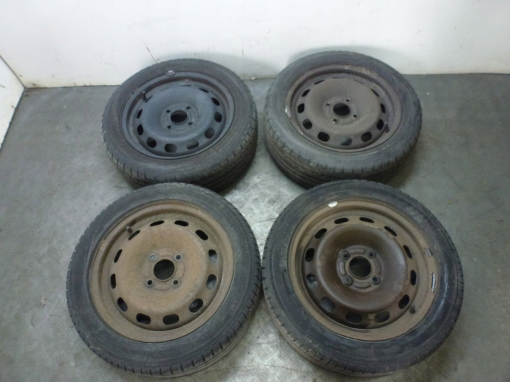 llantas acero neumáticos 15 195/50 fiesta mk7 compl.