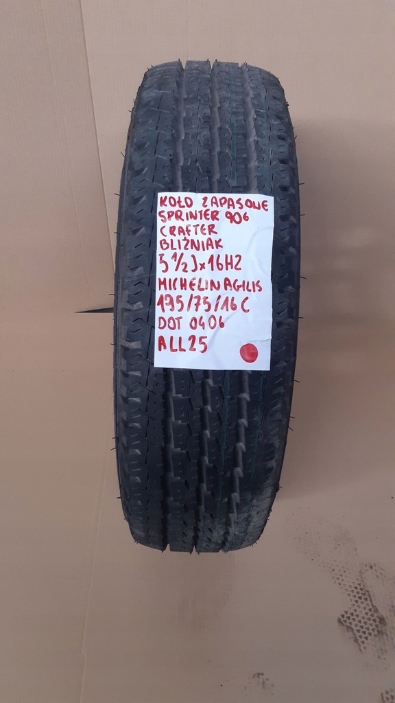 rueda repuesto sprinter 906 gemelos 195/75/16c a25