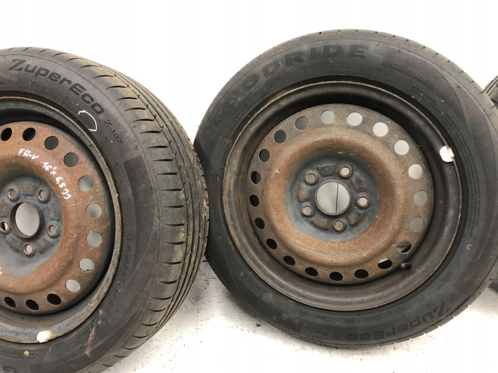 ruedas llantas acero 16'' 5x114,3 honda fr-v 4 unidades.