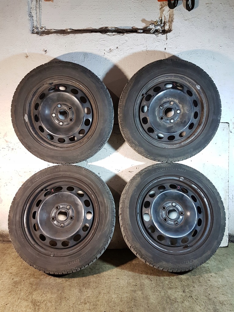 ruedas 205/55 r16 5x112 vw, golf, audi, verano compl.