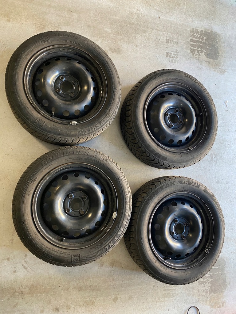 ruedas llantas invierno -renault clio, iii modus 4x100 15''