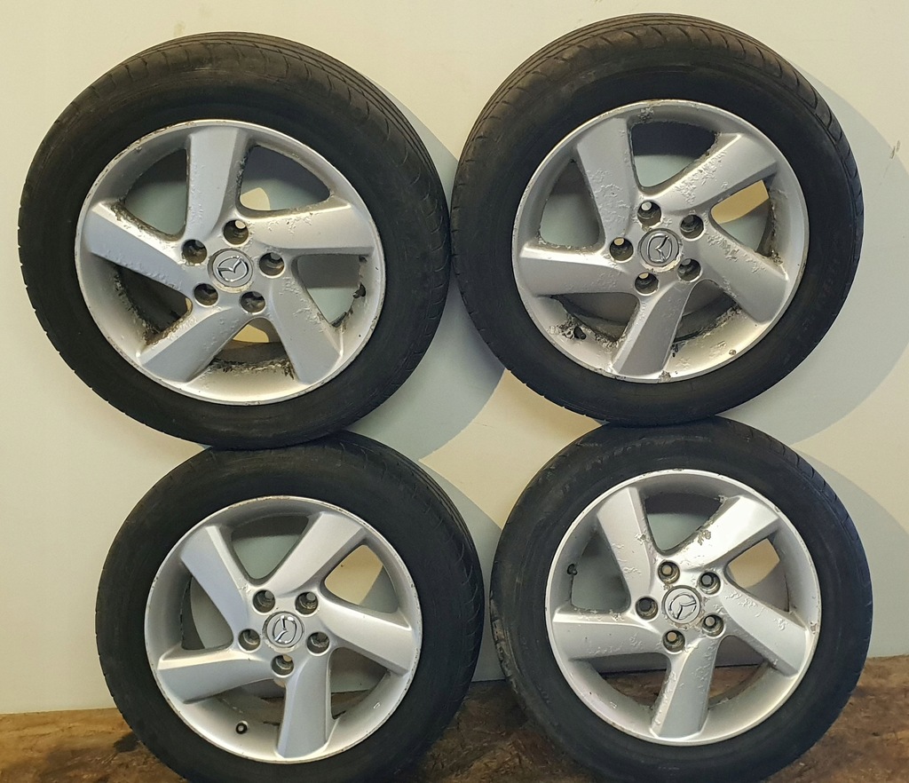 llantas de aluminio 16" ruedas mazda 6 5x114.3 dunlop 6mm
