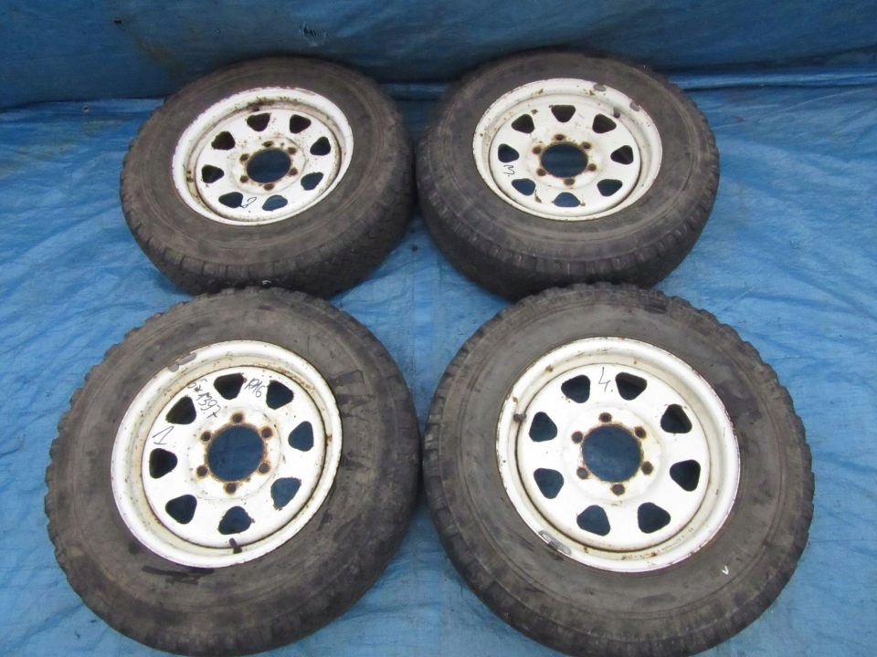 frontera monterey d22 ruedas llantas acero r16 compl.