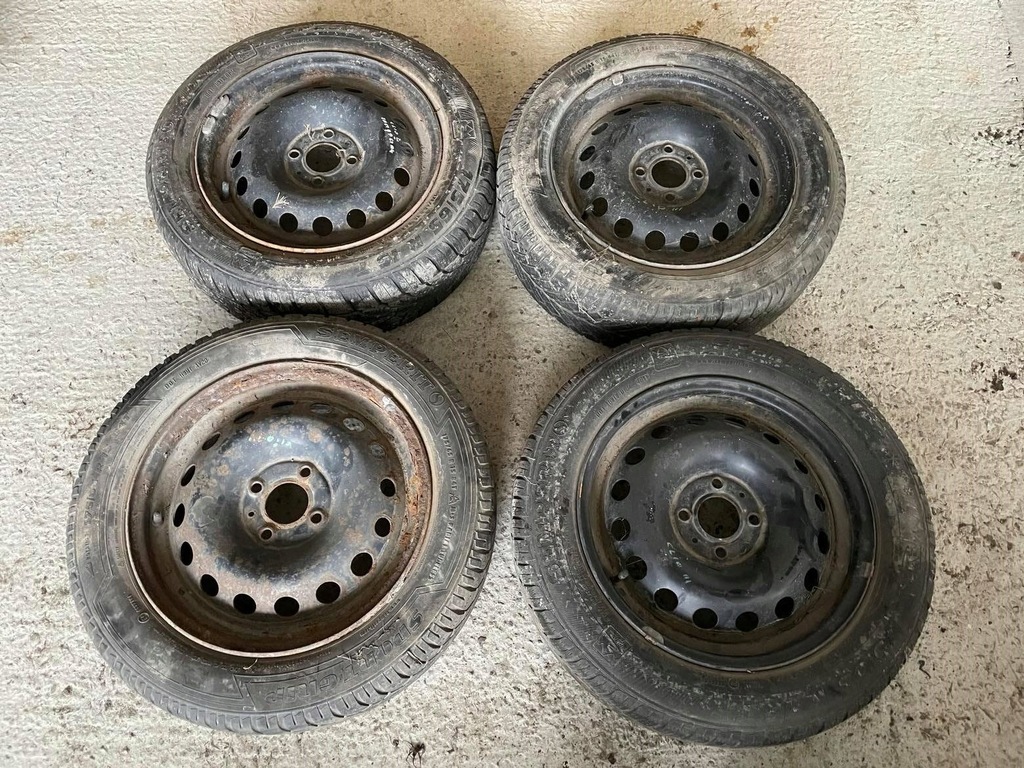 ruedas acero + neumáticos clio, 4x100 175/65 r15