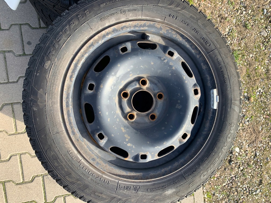 ruedas invierno vw, 14'' 5x100 et43 fulda 185/60