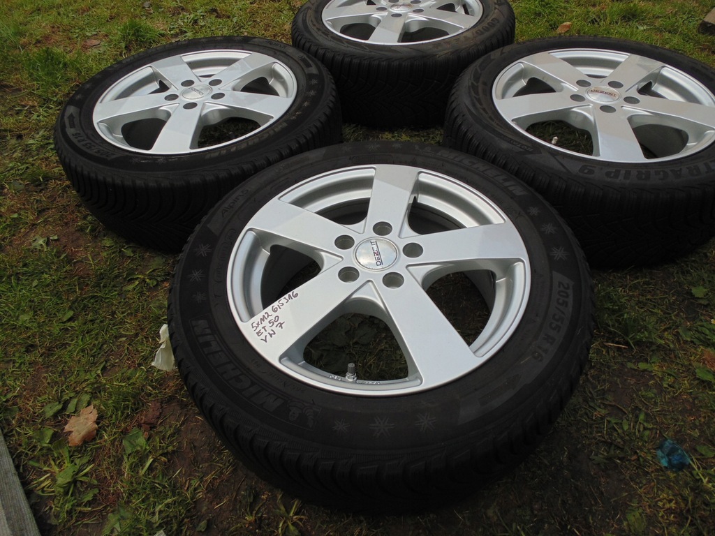 5x112 7j16 et40 vw, audi, 205/55r16 michelin alpin 5