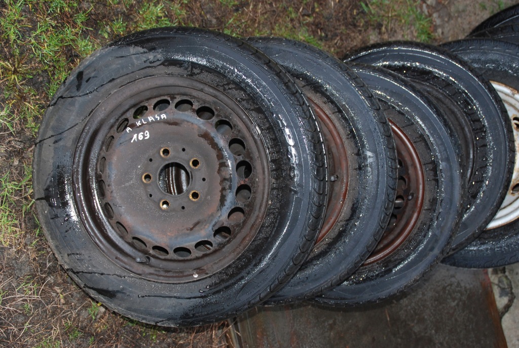 llantas acero mercedes a169 15 pulgadas neumáticos 185/65r15