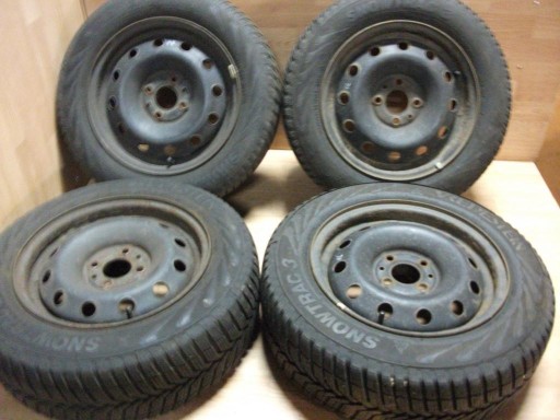 alfa romeo 4x98 185/60r14 ruedas neumáticos invierno bdb.