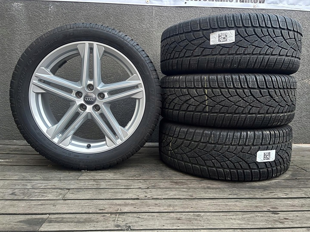 original ruedas 255/45r20 audi, 80a q5 sq5 dunlop 6,5