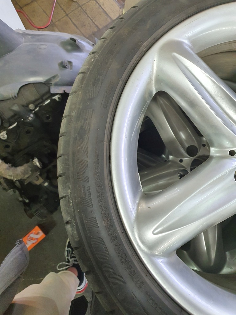merc sl500 r230 ruedas llantas neumáticos bridgestone r18
