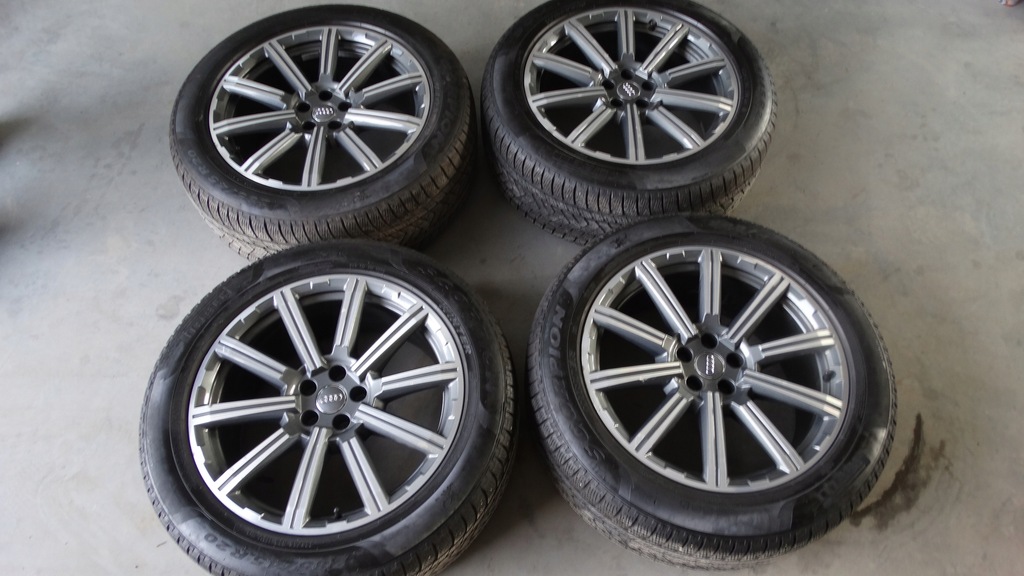 audi, q7 4m ruedas llantas con neumaticos 285/45r20
