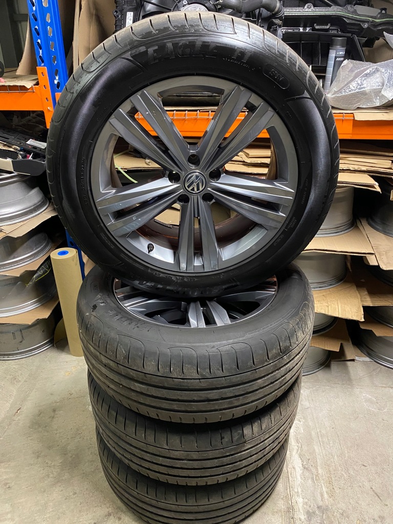 volkswagen touareg  llanta de aluminio  llantas 19  pulgadas neumáticos r-line