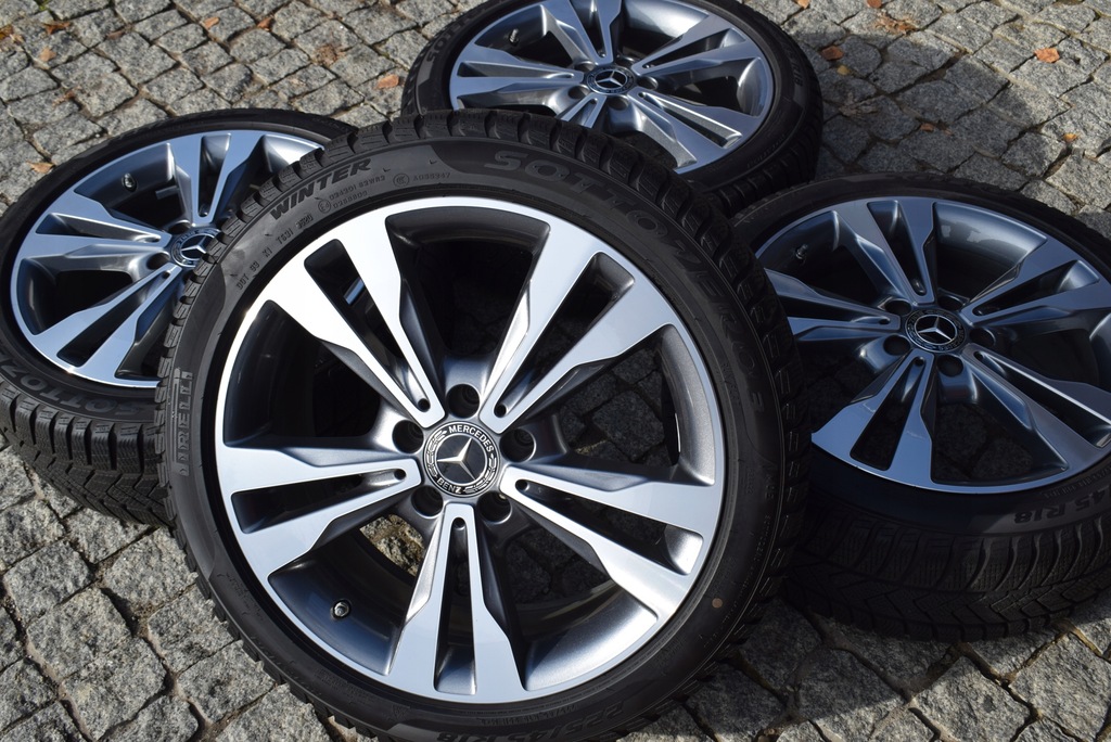 mercedes c w205 s205 t205 como nuevo invierno llantas oem sport
