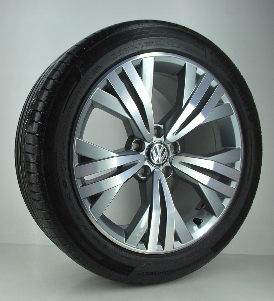 18'' 5x112 vw, ruedas verano 245/45r18 continental