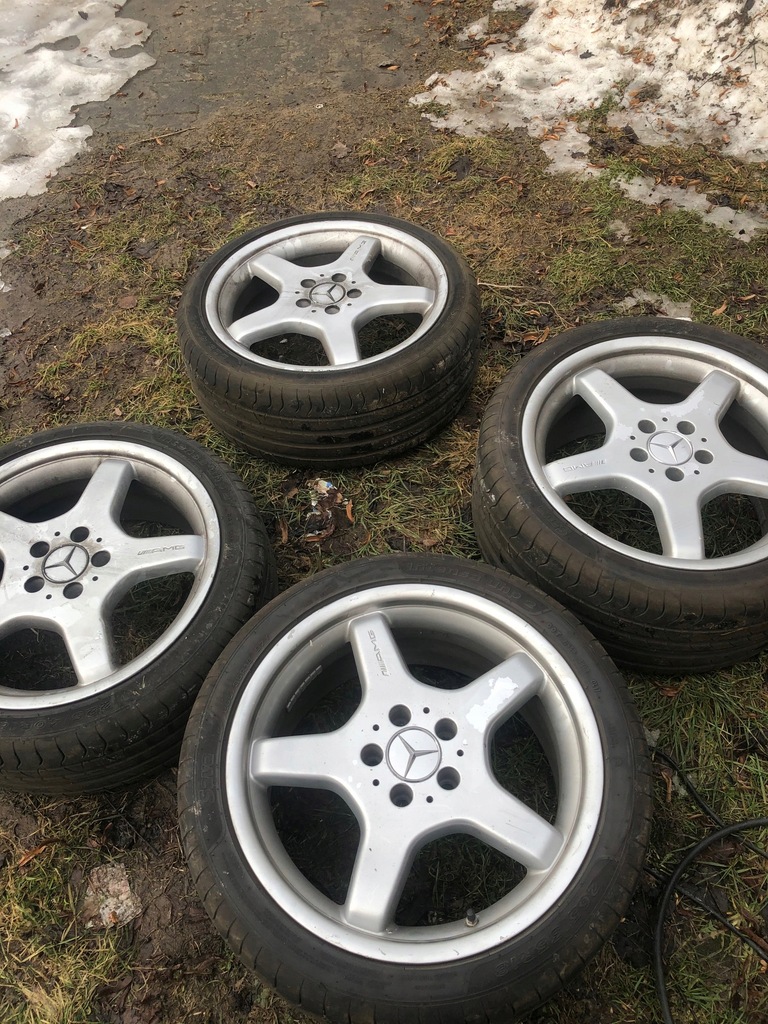 5x112 llantas oem mercedes-benz amg styling iii 8+9j 18''
