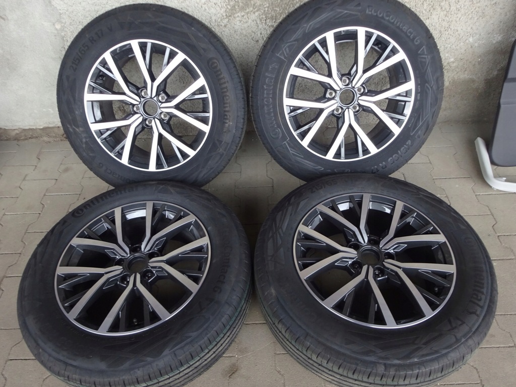 vw, tiguan llantas neumáticos continental 17 5na601025aa