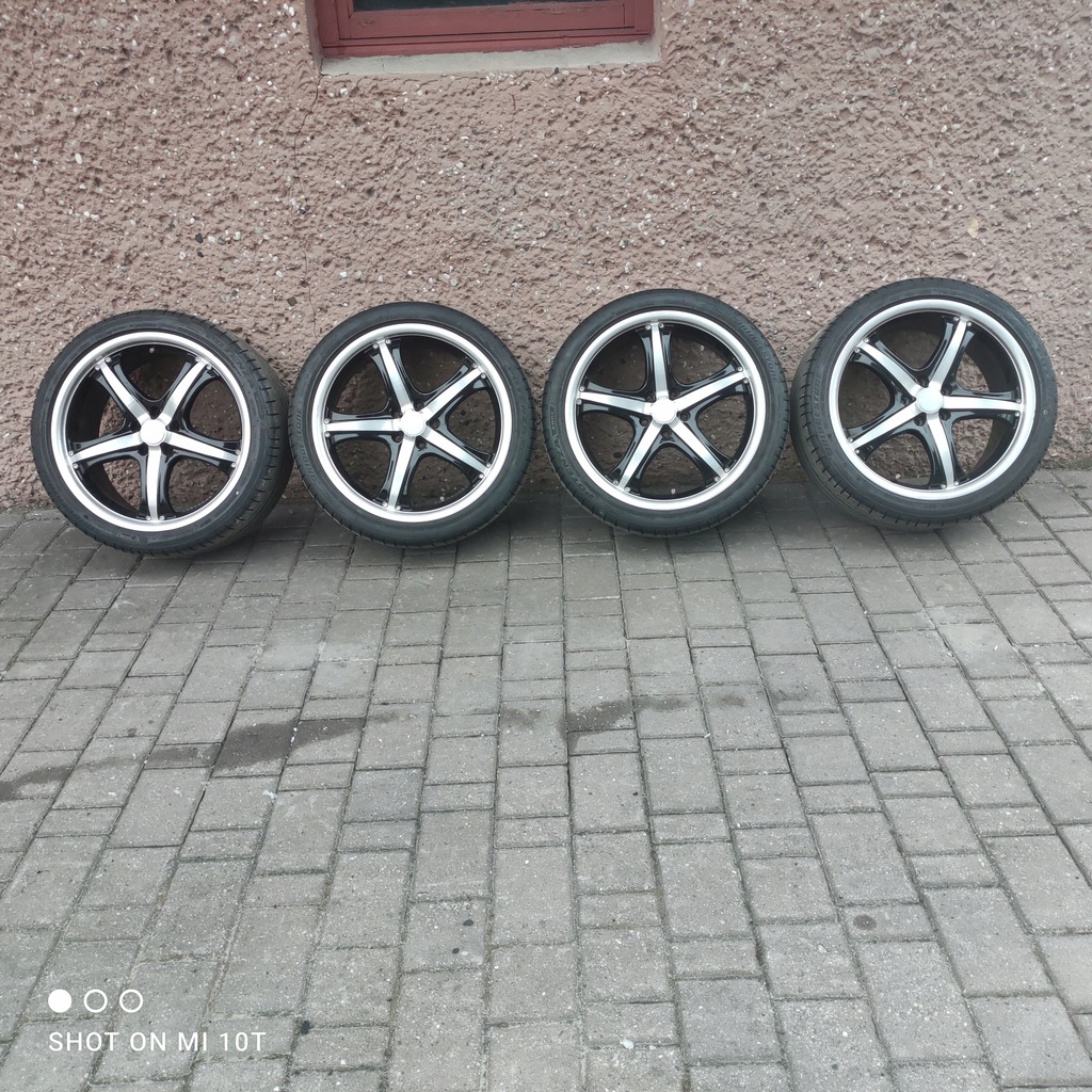 llantas de aluminio 19" con neumaticos 5x 112 audi, vw,