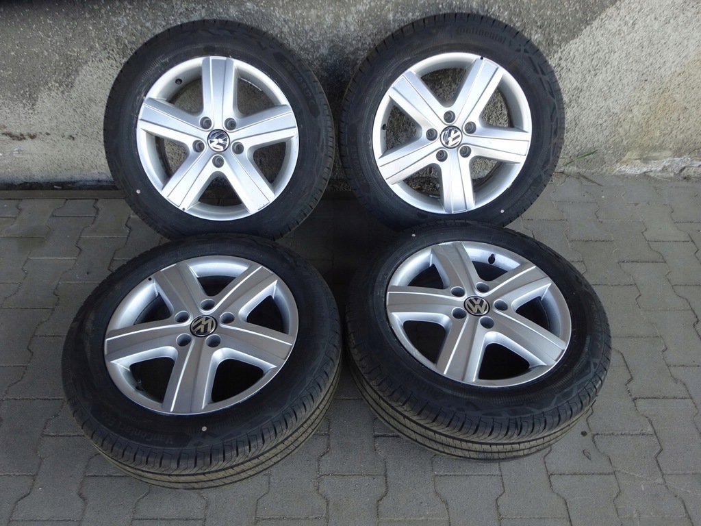 vw, t6 llantas neumáticos continetal verano nuevo 7h0601025h