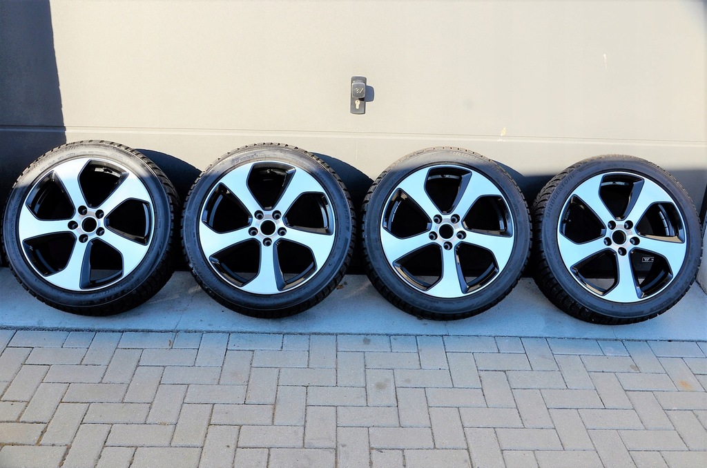 vw, golf, viii llantas neumáticos invierno 18" 5g0601025as