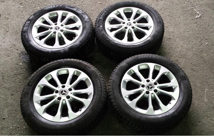 ruedas neumáticos invierno 215/60 r17 mercedes gla w156 9mm