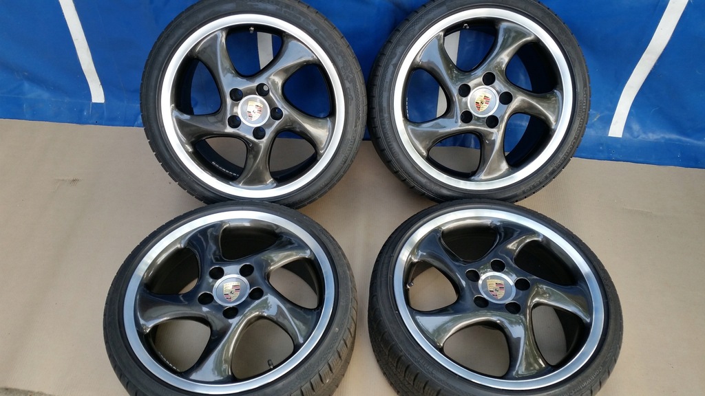 porsche 997 987 996 986 llantas 19 con neumaticos 5x130