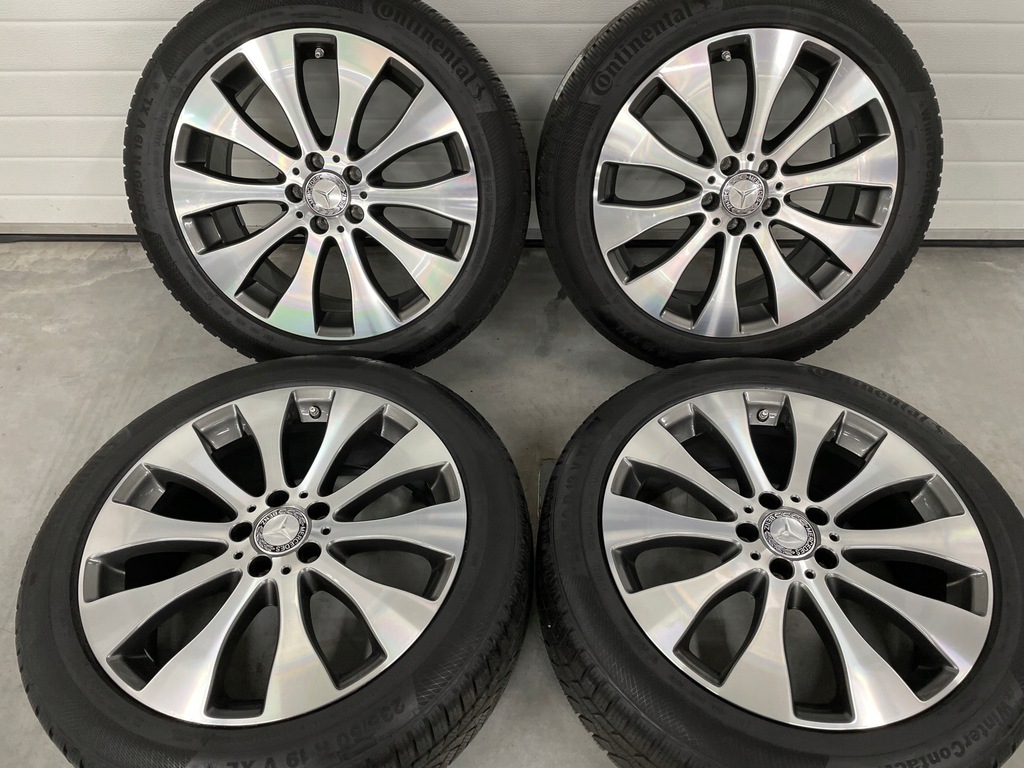 mercedes v, clase ruedas invierno 19  pulgadas continental