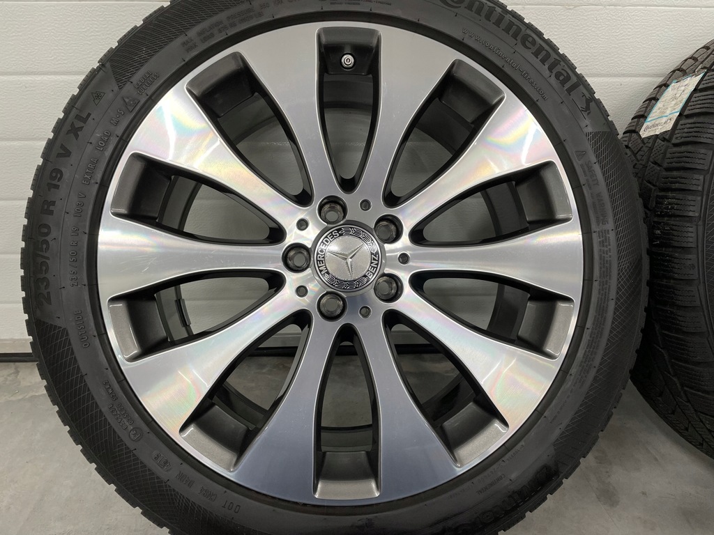 mercedes v, clase ruedas invierno 19  pulgadas continental