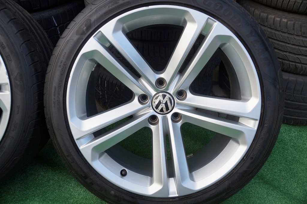 llantas de aluminio + neumáticos vw, tiguan r-line original