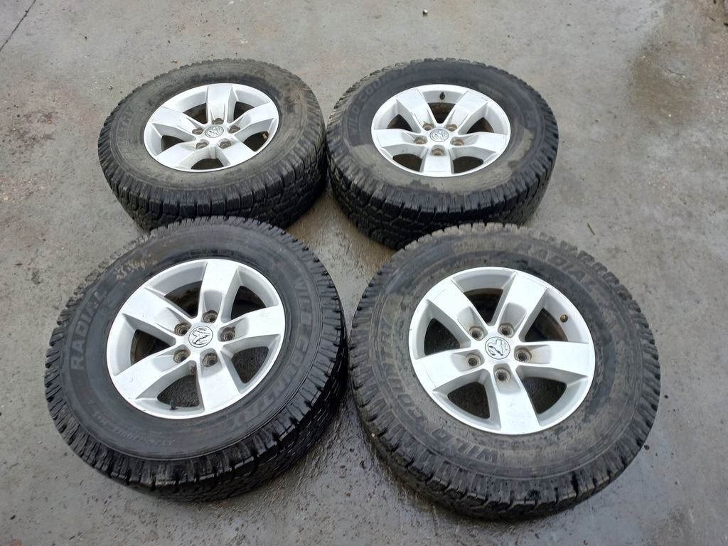 bomba absu ram 09- ruedas 265/70r17 x 7j compl. usa