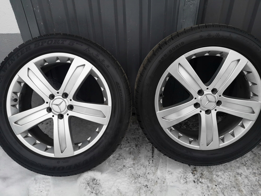 4 llantas 19  pulgadas 4 neumáticos dunlop invierno mercedes w164