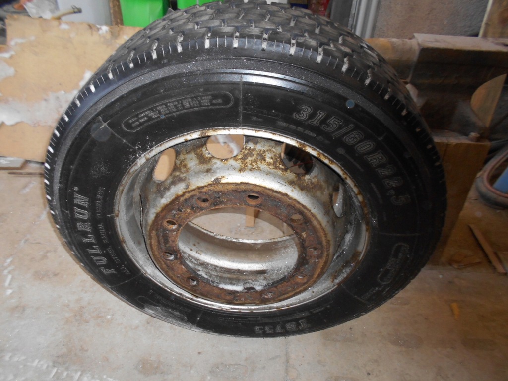 llantas con neumaticos 6 unidades 315/60/r22.5 compl. ruedas 22.5
