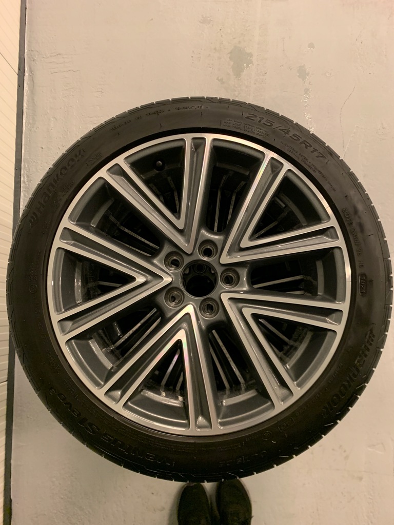 ruedas  llanta de aluminio  audi, a1 oe 7.5 x 17" 5x100 et46 nuevo
