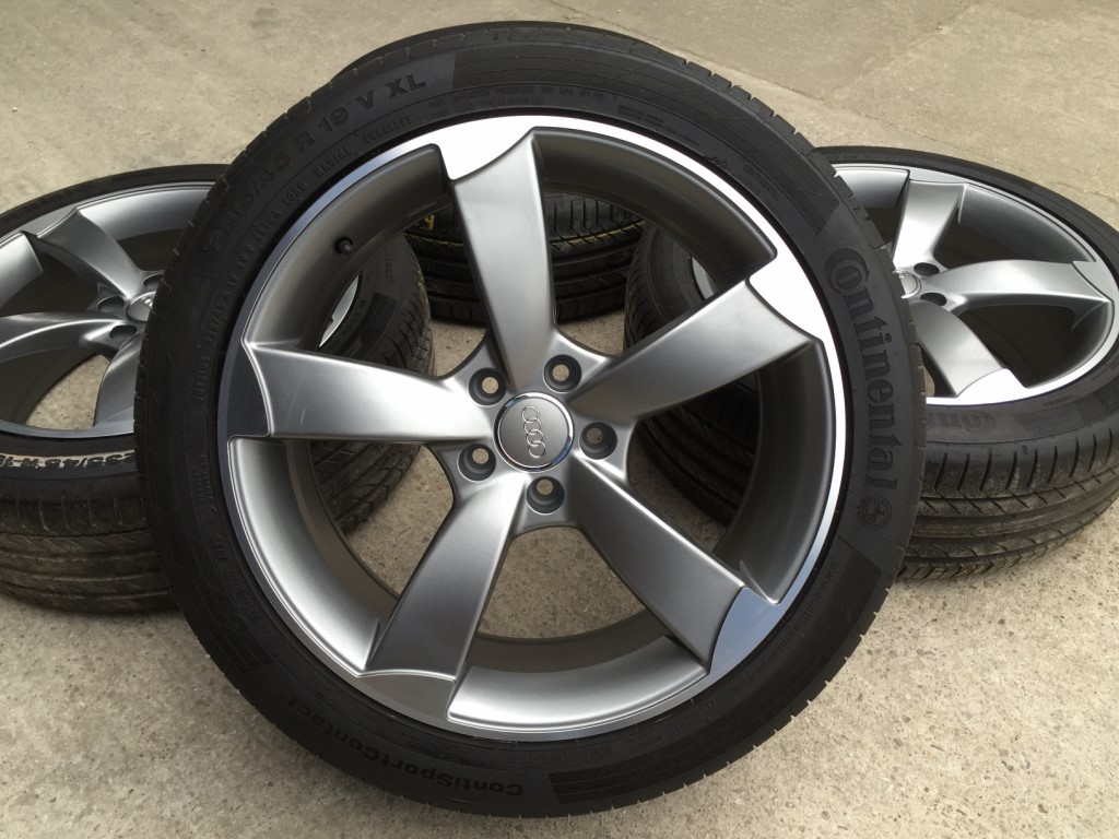 llantas ruedas audi, a4 a5 a6 a7 245 45 19 verano rotor