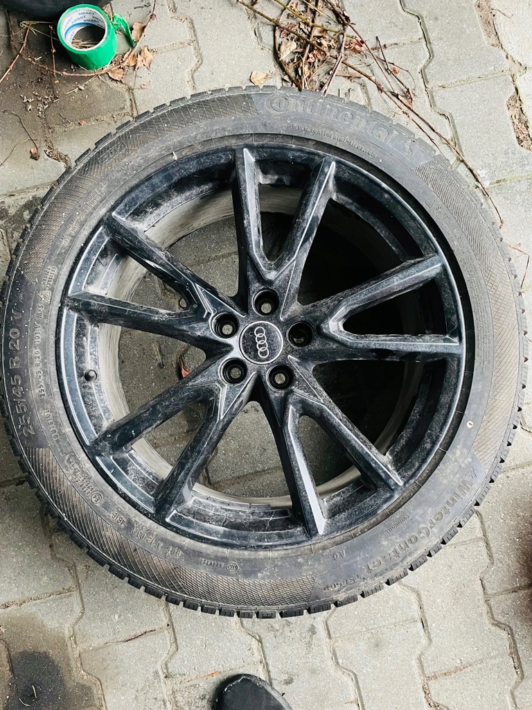 audi, q5 80a ruedas llantas neumáticos invierno 20" contine