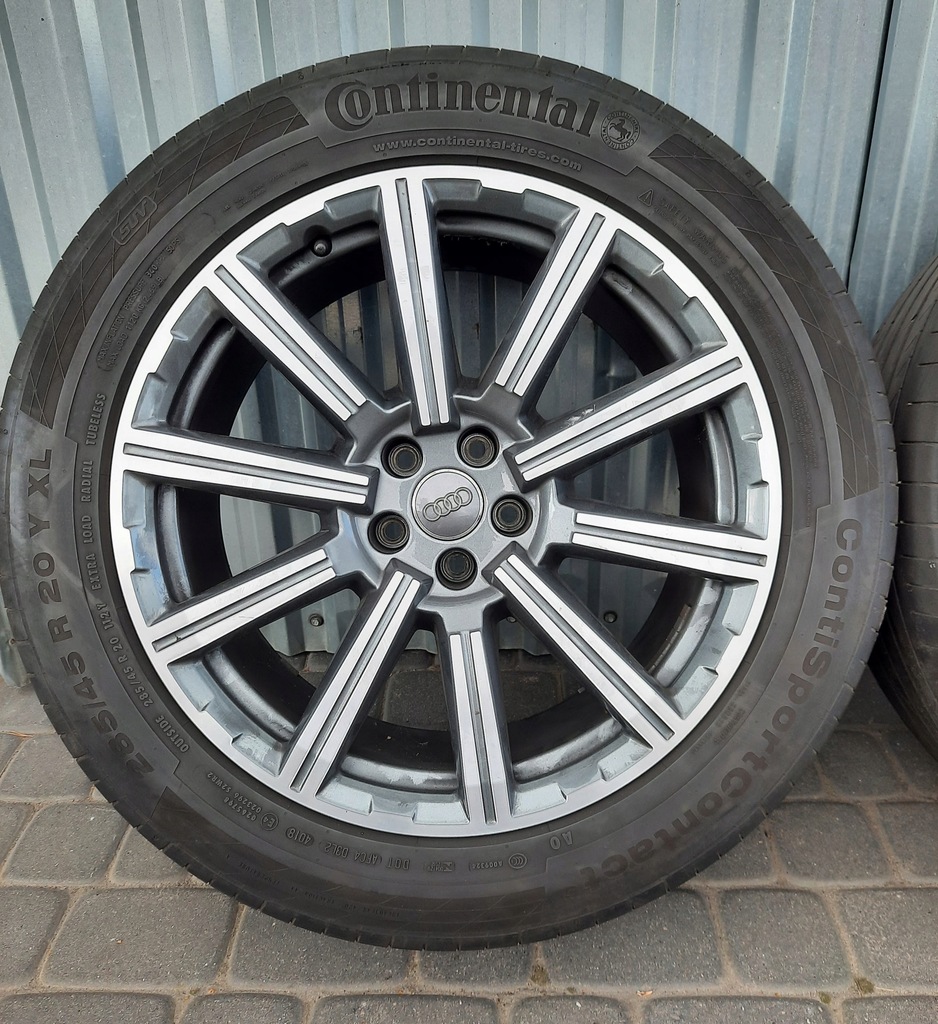 audi, q7 4m ruedas llantas continental 285/45 r20