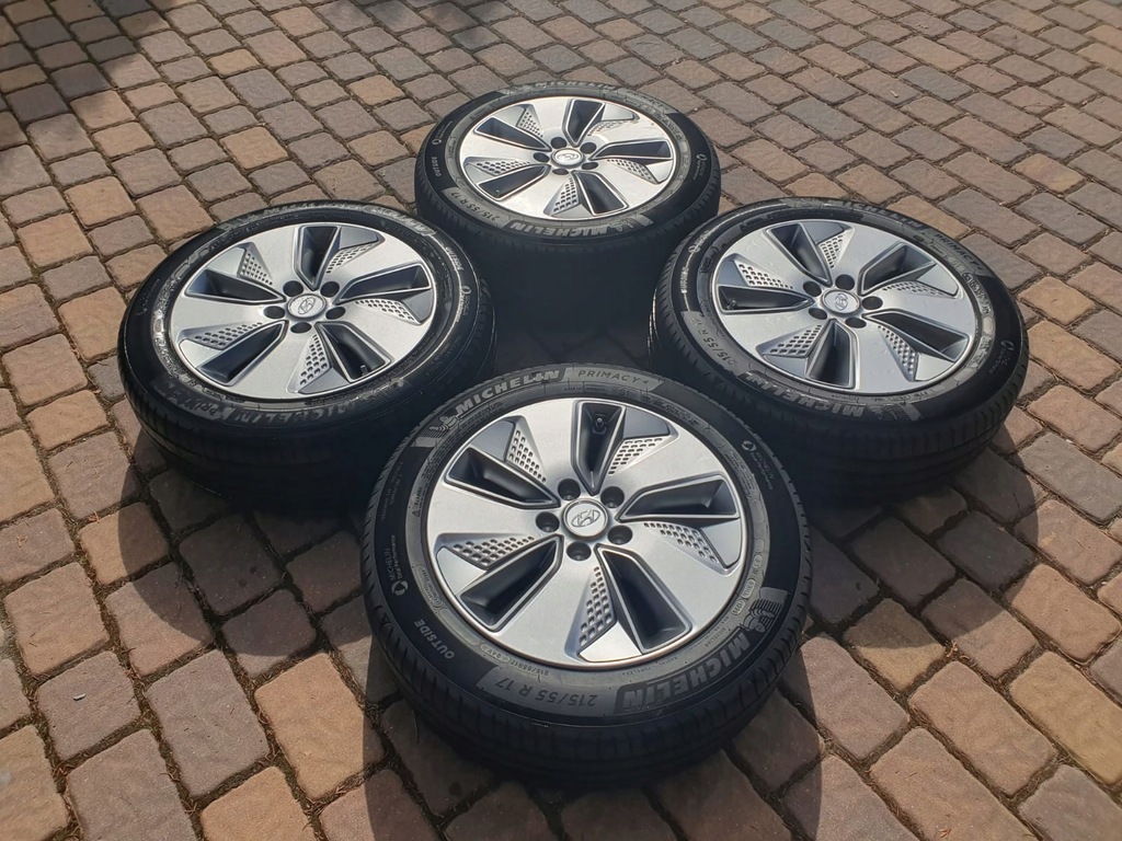hyundai kona llantas con neumaticos 215/55 r17 sensores