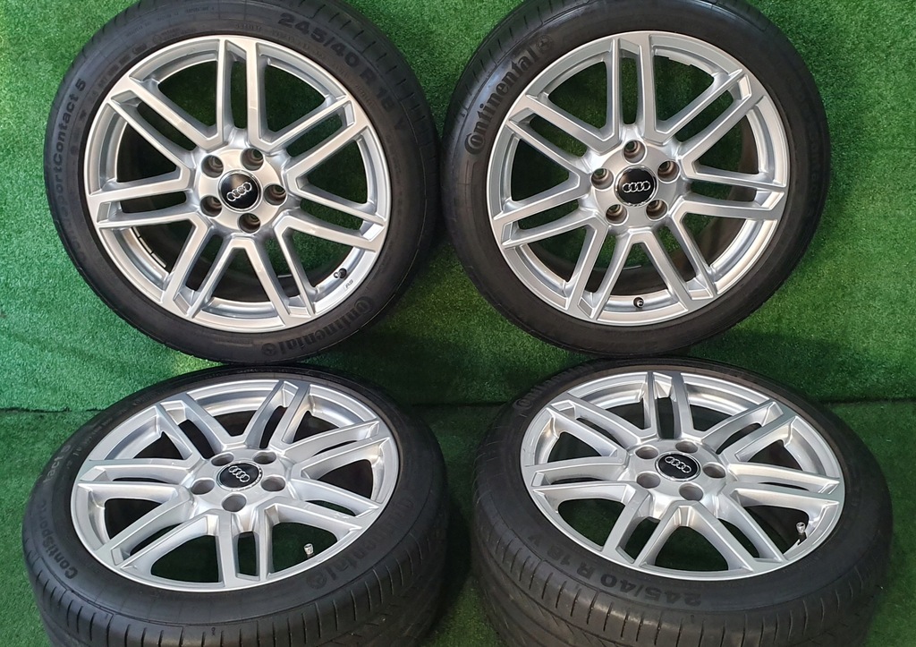 ruedas audi, tt 8s0 rs 8,5x18 neumáticos continental verano