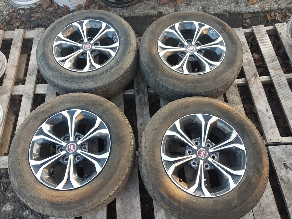 fiat, fullback l200 llantas de aluminio ruedas 17''