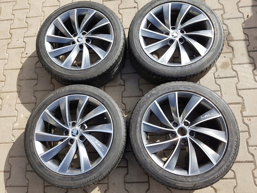 skoda superb iii 3v5 ruedas llantas neumáticos 18 235/45r18