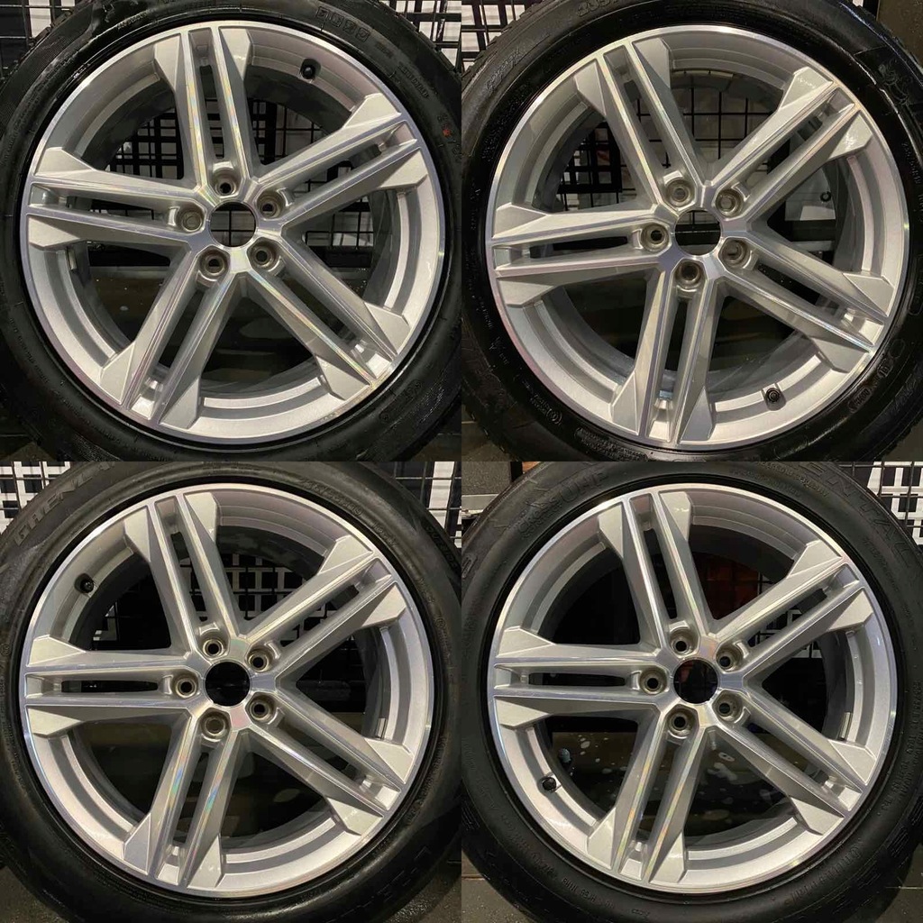 llantas de aluminio neumáticos audi, q5 5x112 et39 8.0j 80a601025g