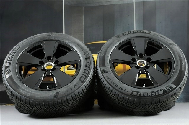 oryg. porsche e3/9y0 cayenne, ruedas invierno 19 negros