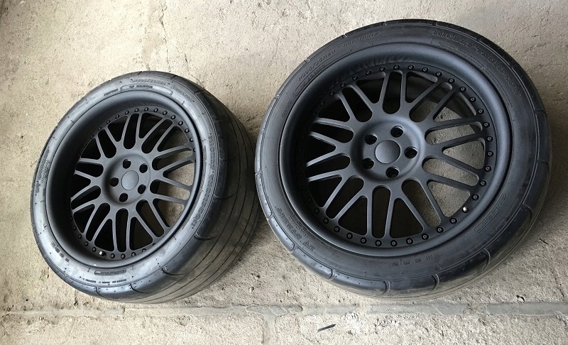 mustang 05-14 llantas neumáticos 20" llantas atornilladas drag