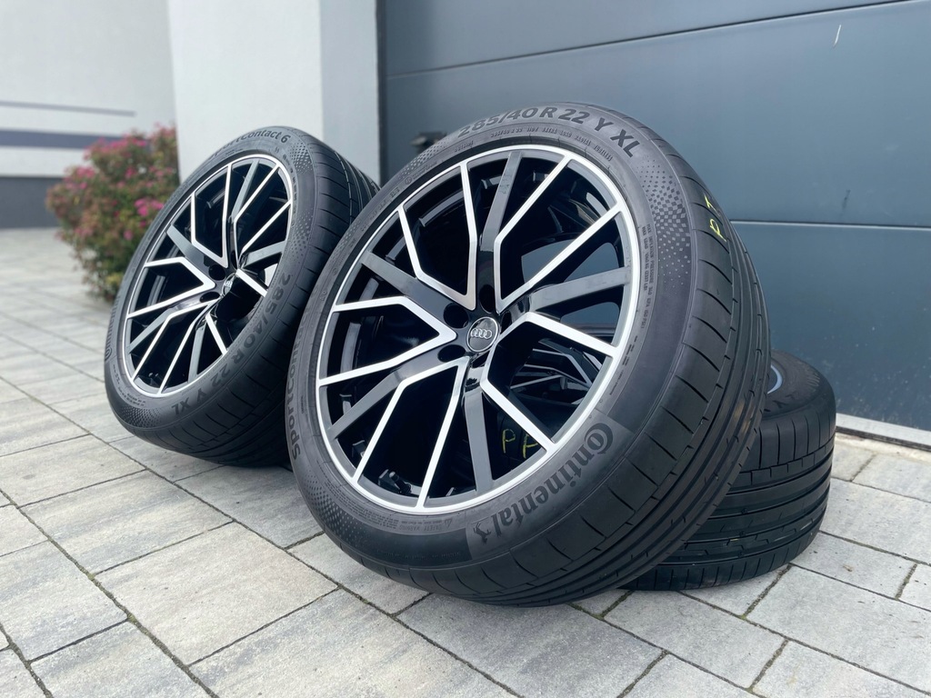 ruedas audi, 22' q8 sq8 q7 sq7 e-tron 285/40r22 org.