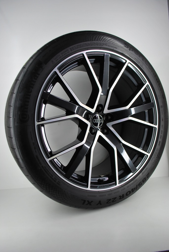 22" 5x112 audi, ruedas verano 285/40 continental