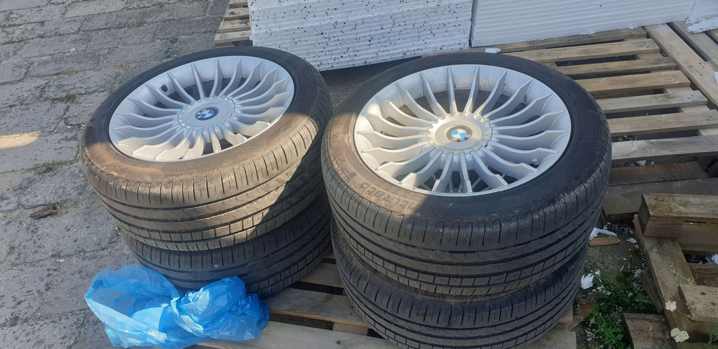 neumáticos pirelli cinturato p7 255/45 r18 + llantas bmw,