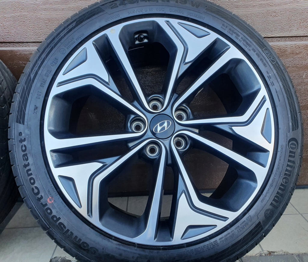 hyundai tucson ruedas verano 245/45r19 continental