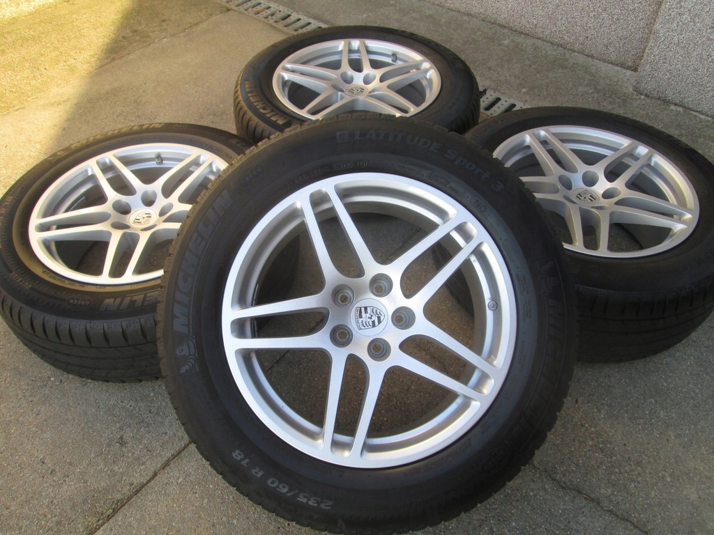 porsche macan ruedas originales 235/60r18 michelin